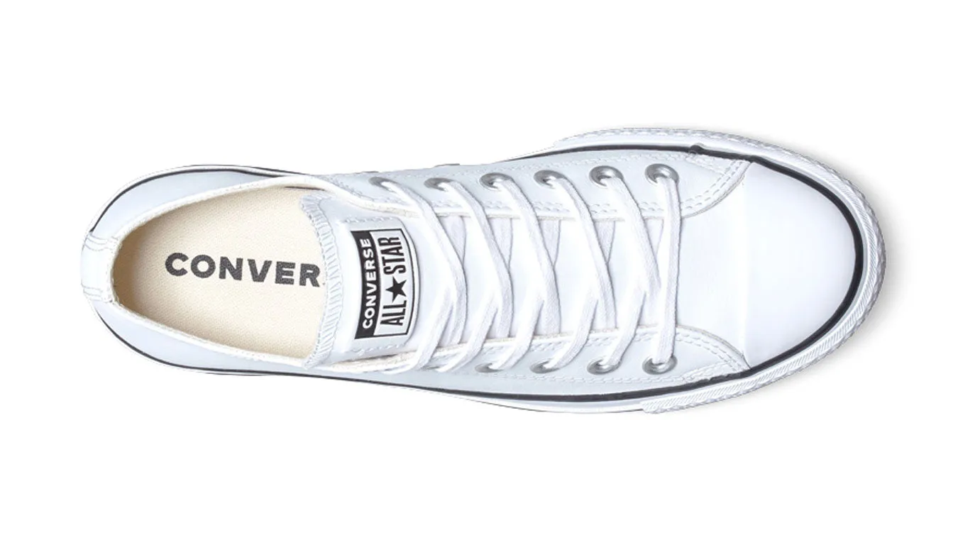 - CONVERSE CHUCK TAYLOR ALL STAR LIFT CLEAN LEATHER LOW TOP - (561680C)- LWL - R1L8