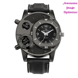 1PCS Fashion Men's Thin Silica Gel Students Sports Quartz Watch