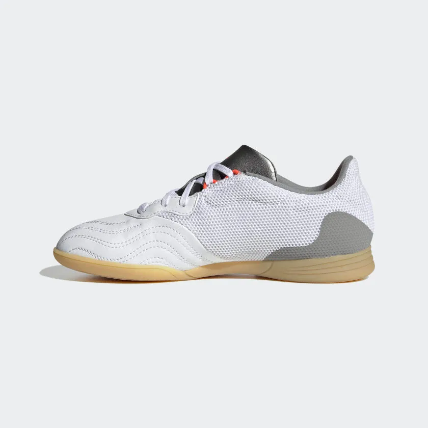 adidas COPA SENSE.3 Indoor Sala Soccer Shoes | White-Red | Kid's Unisex