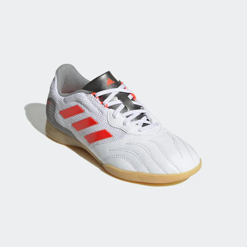 adidas COPA SENSE.3 Indoor Sala Soccer Shoes | White-Red | Kid's Unisex