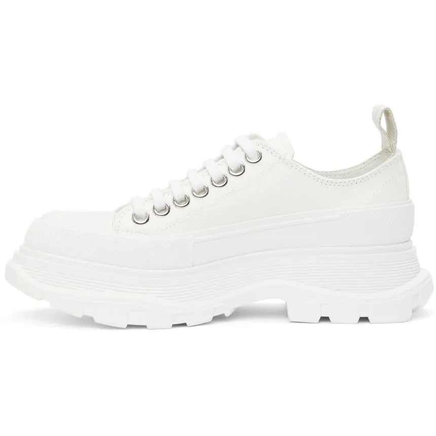 Alexander McQueen White Tread Slick Low Sneakers