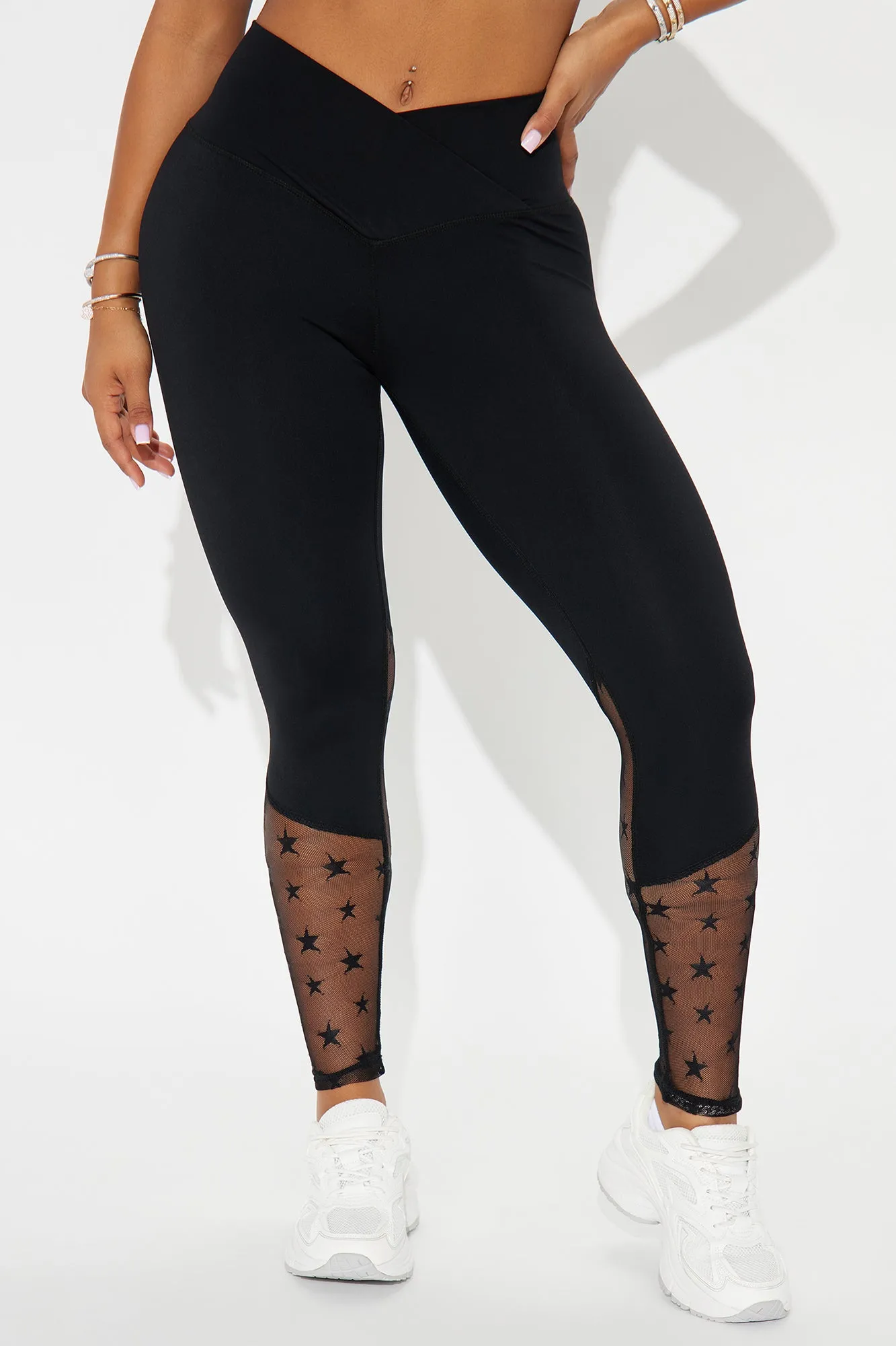 All Star Mesh Active Legging - Black