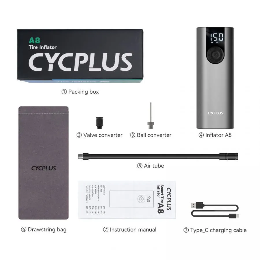 Cycplus A8 Electric Air Pump