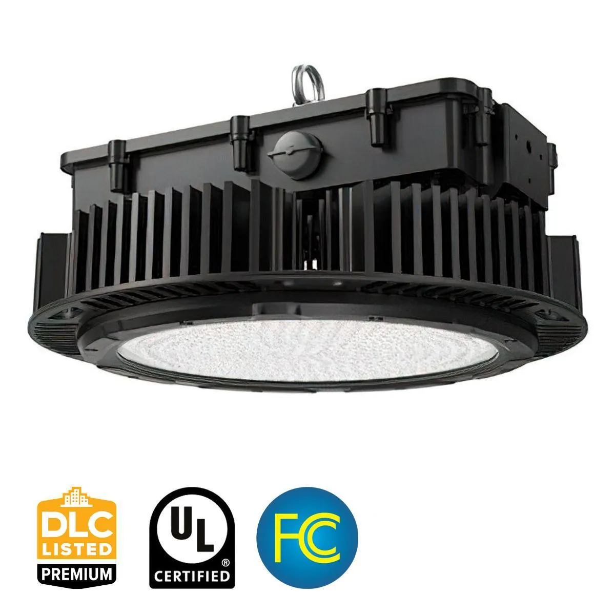 Flood Light and High Bay LED Light, 450 Watts, 79600 Lumens, 4000K, Black Finish, 480V