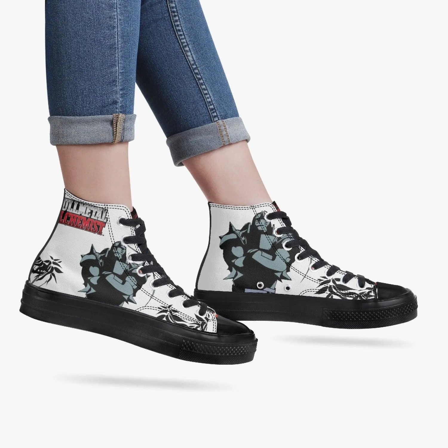 Fullmetal Alchemist Alphonse A-Star High-Top Anime Shoes