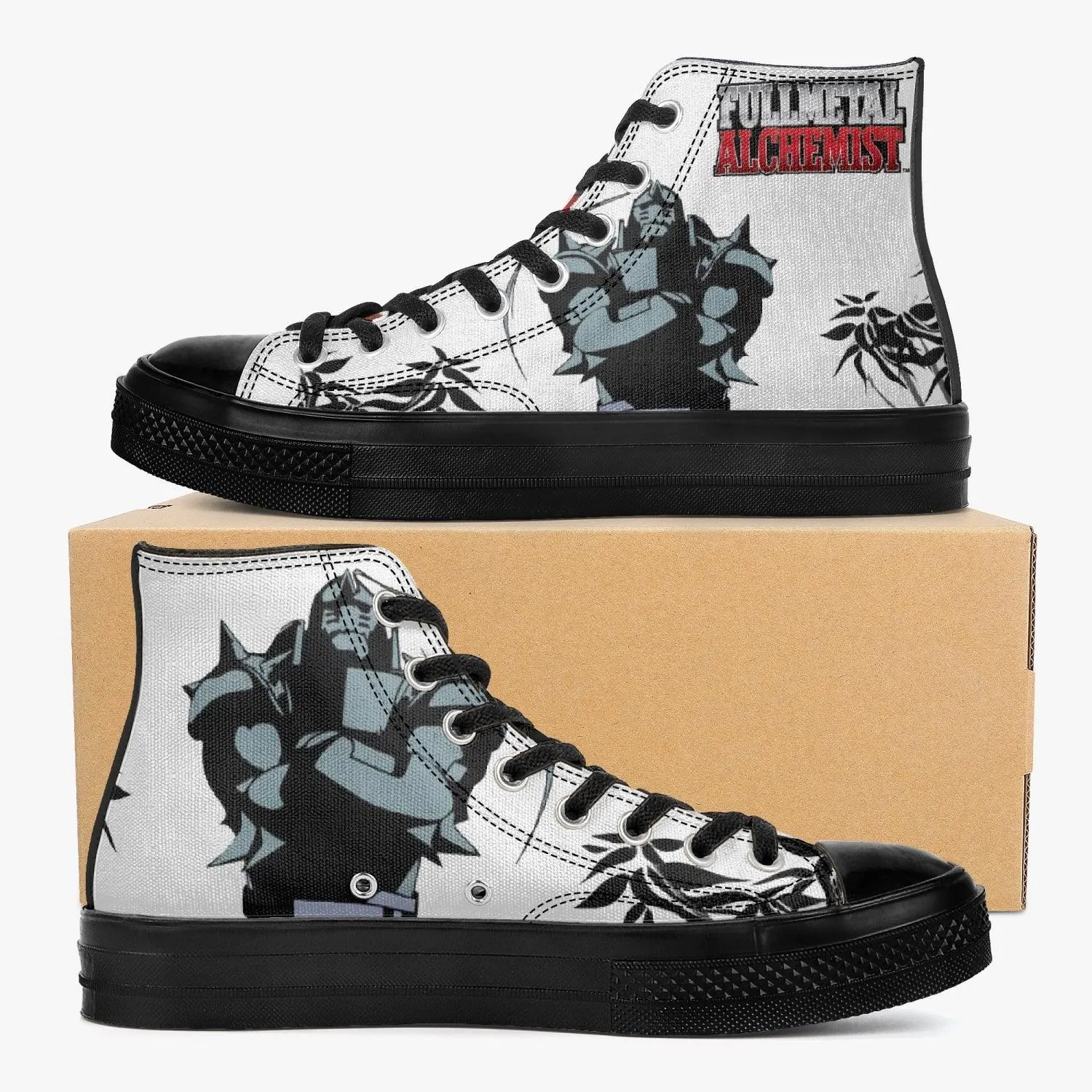 Fullmetal Alchemist Alphonse A-Star High-Top Anime Shoes