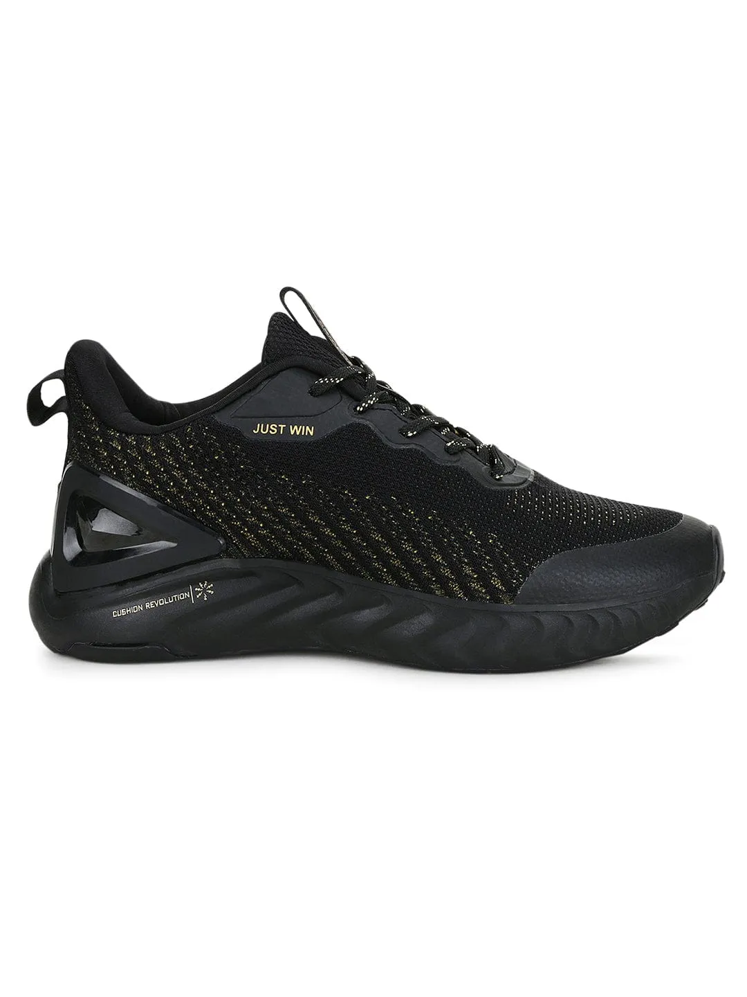 GARNATE Black Men's Running Shoes