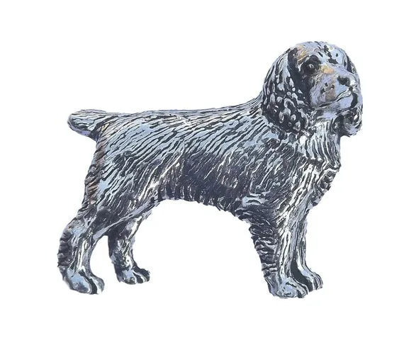 Hand-Crafted English Pewter Dog Lapel Pins