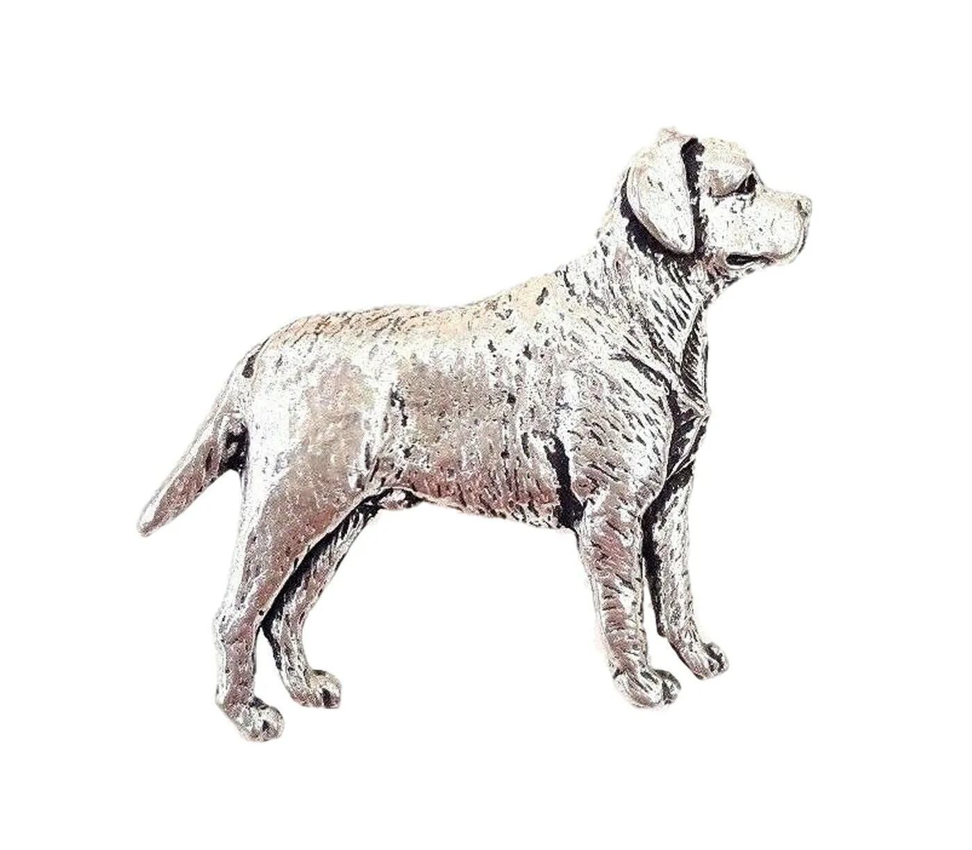 Hand-Crafted English Pewter Dog Lapel Pins