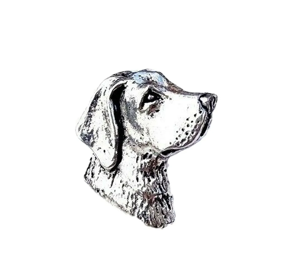 Hand-Crafted English Pewter Dog Lapel Pins