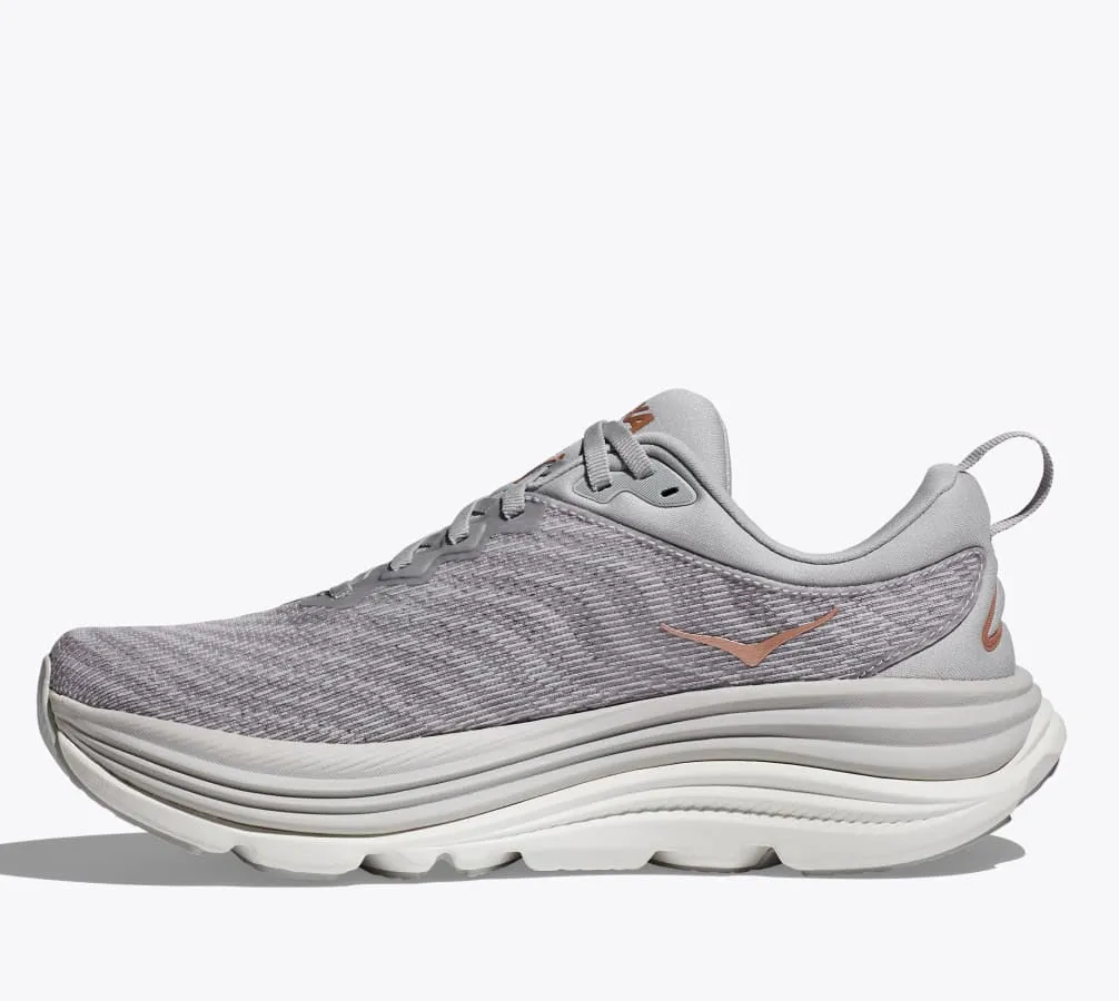 Hoka Women's Gaviota 5 Running Shoes Harbor Mist / Rose Gold