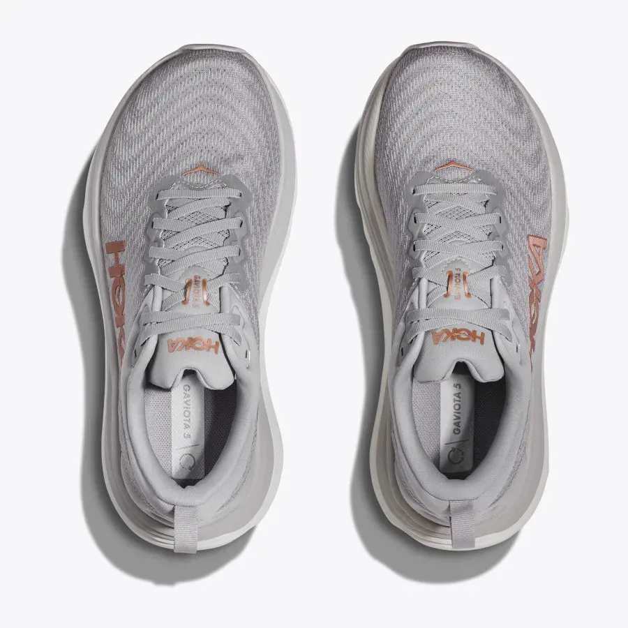 Hoka Women's Gaviota 5 Running Shoes Harbor Mist / Rose Gold
