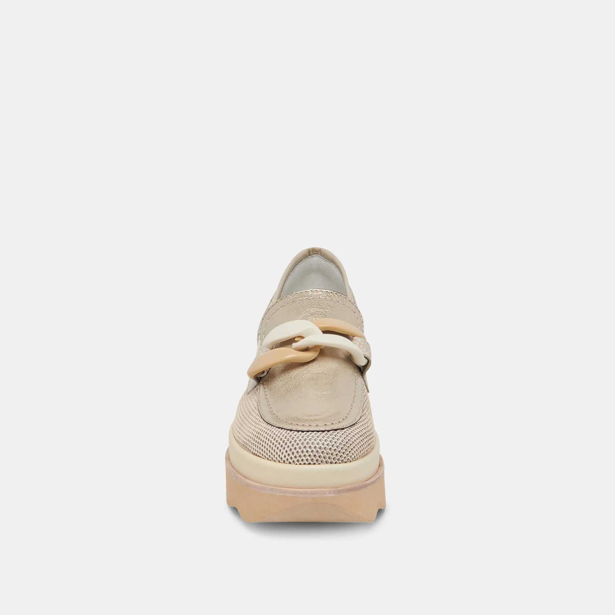 JAKSEN SNEAKERS GOLD MESH - re:vita
