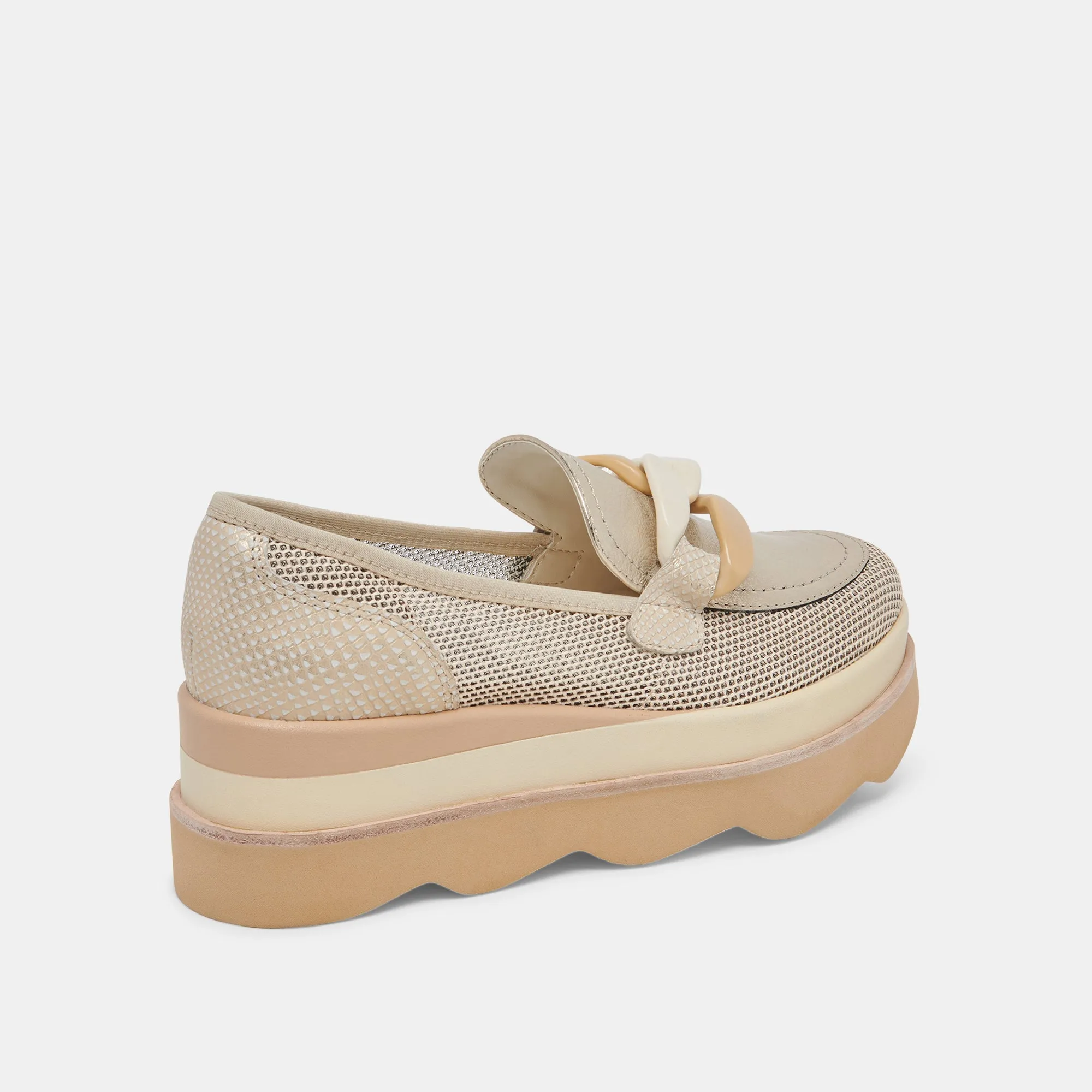 JAKSEN SNEAKERS GOLD MESH - re:vita