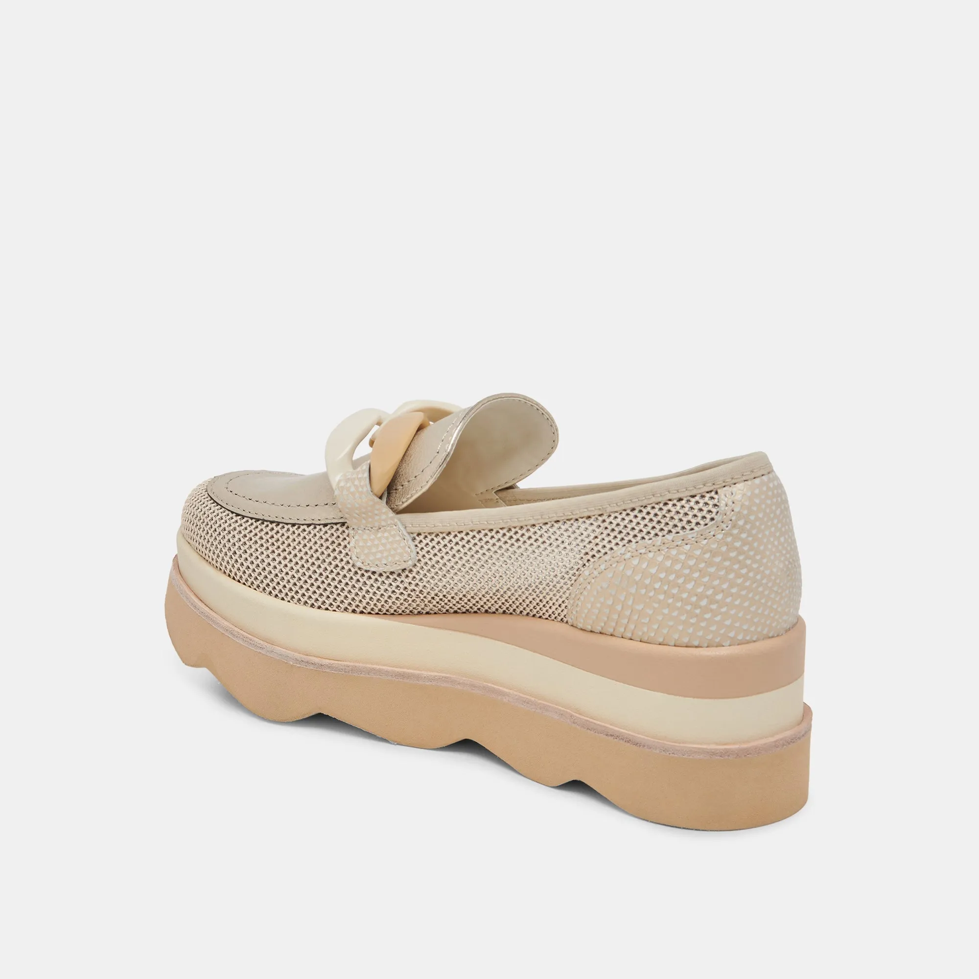 JAKSEN SNEAKERS GOLD MESH - re:vita