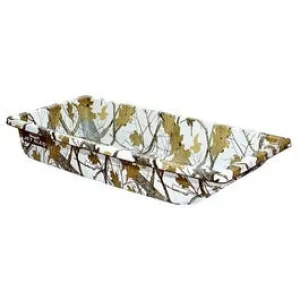 Jet Sled, For Hauling & Towing, Winter Camo Polyethylene, Extra Large, 66-In.
