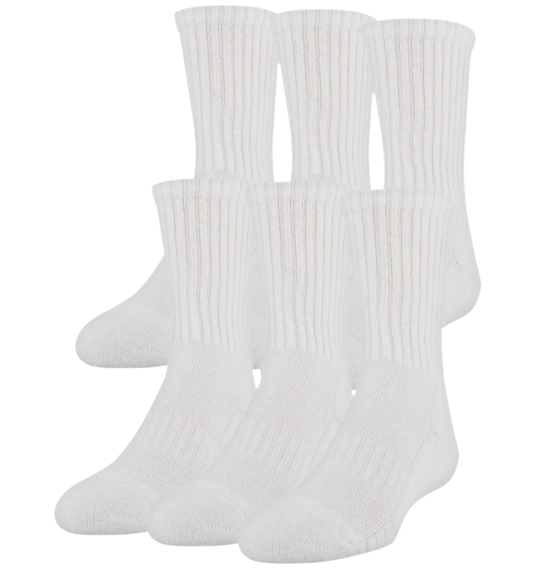Kids' UA Training Cotton Crew 6-Pack Socks