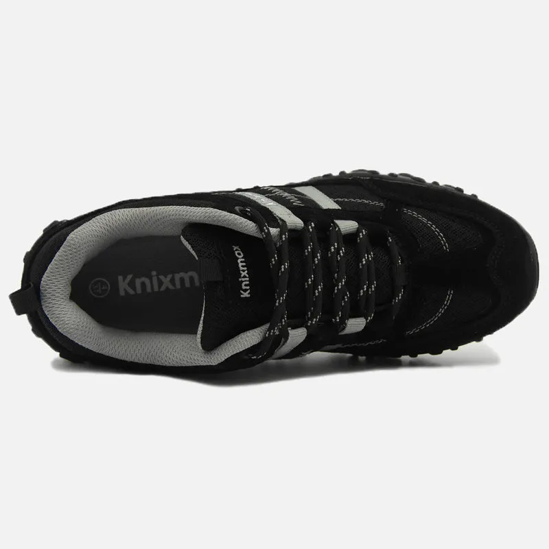 Knixmax Women's Hiking Trainers, Black, Lightweight Approach Shoes, Sports Trainers