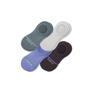 Men's Lightweight Merino Wool Blend No Show Sock 4-Pack