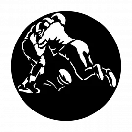 Metal Gobo - Sports Football Players