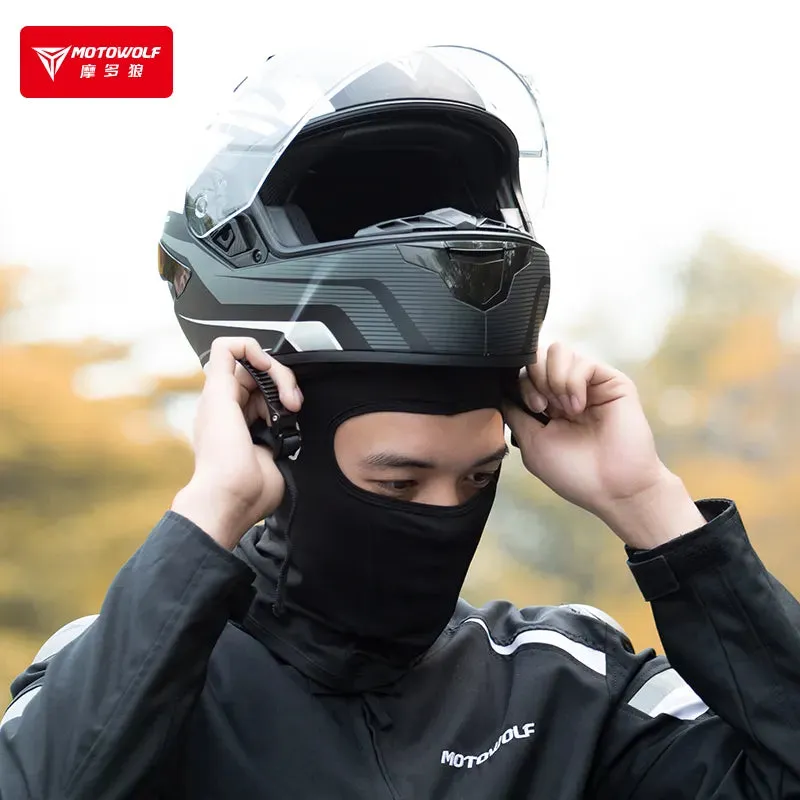 MOTOWOLF Cycling Motorcycle Sports Wind Proof Ski Summer Breathable Full Face Bacalave Mask MD1921