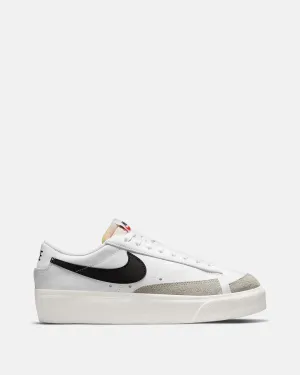 Nike Women Blazer Low Platform White/Black-Sail-Team Orange