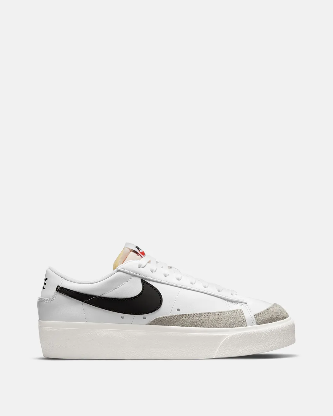 Nike Women Blazer Low Platform White/Black-Sail-Team Orange