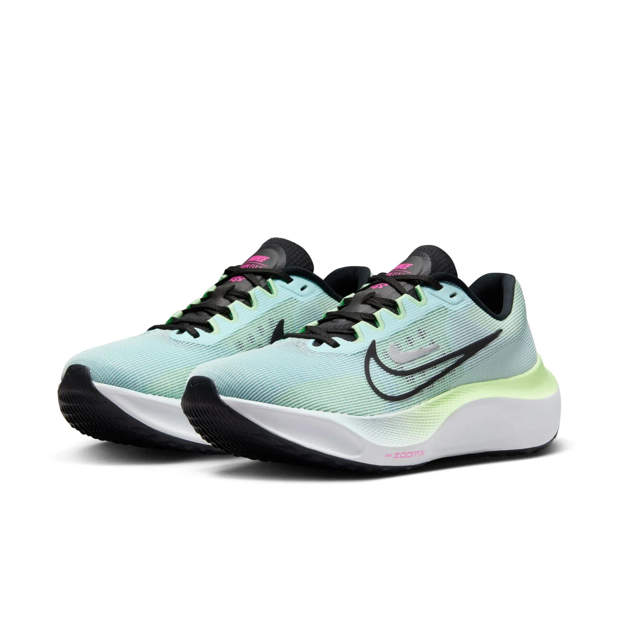 Nike Women's Zoom Fly 5 Running Shoes Glacier Blue / Vapour Green / Black