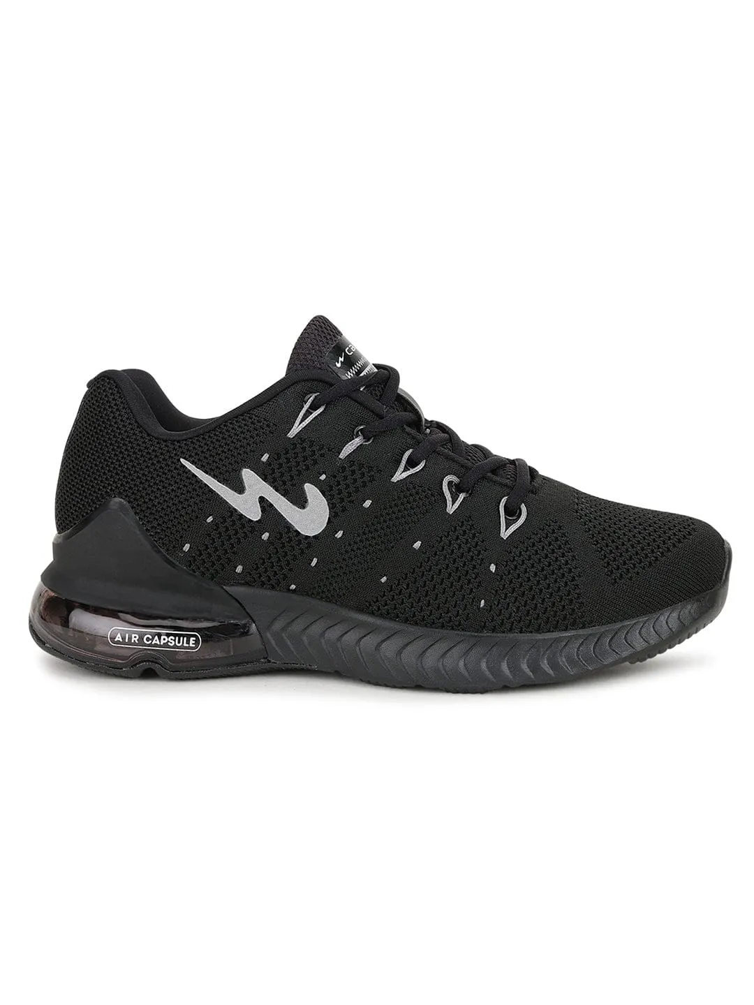 PERIS Black Men's Running Shoes