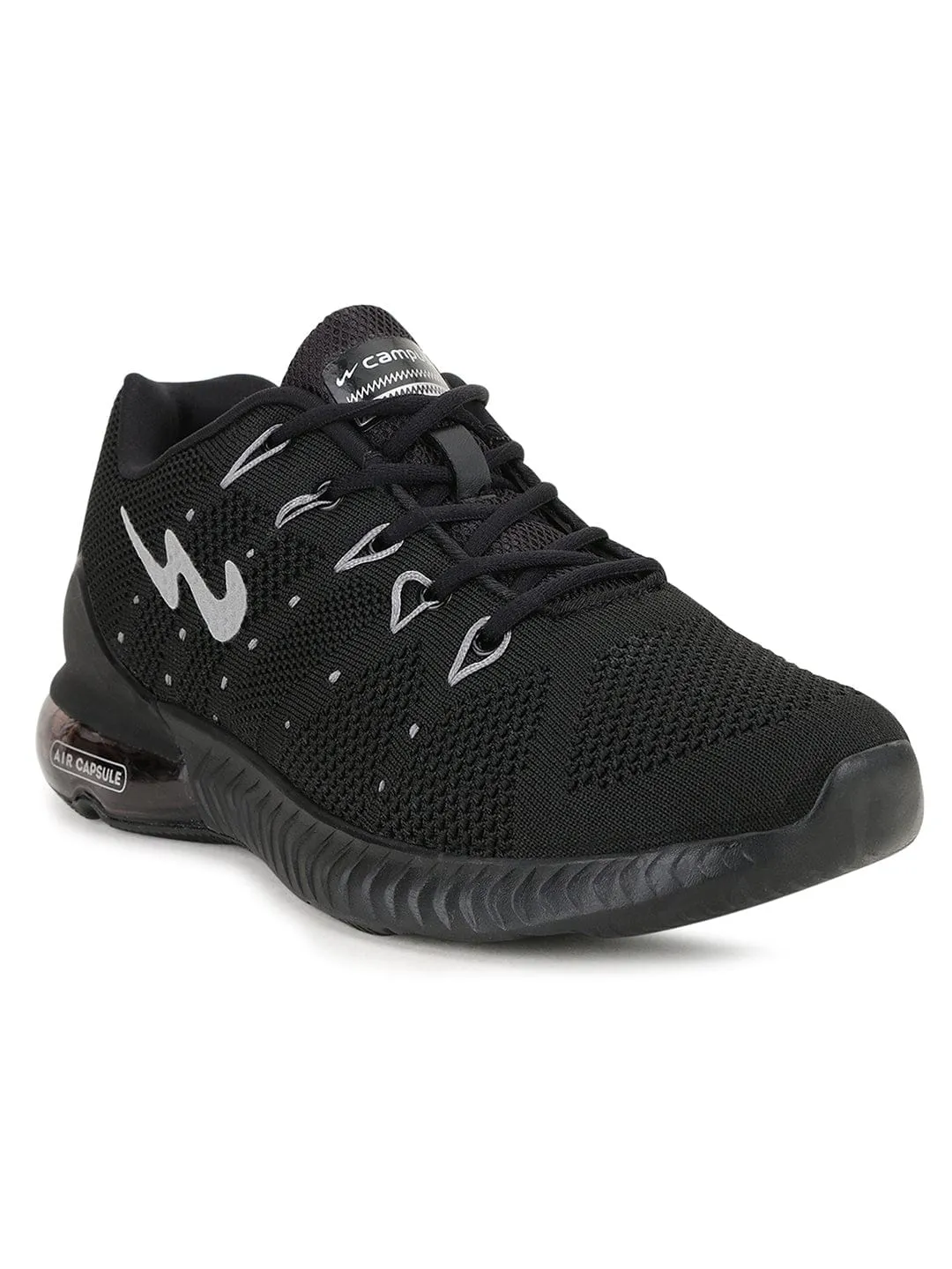 PERIS Black Men's Running Shoes