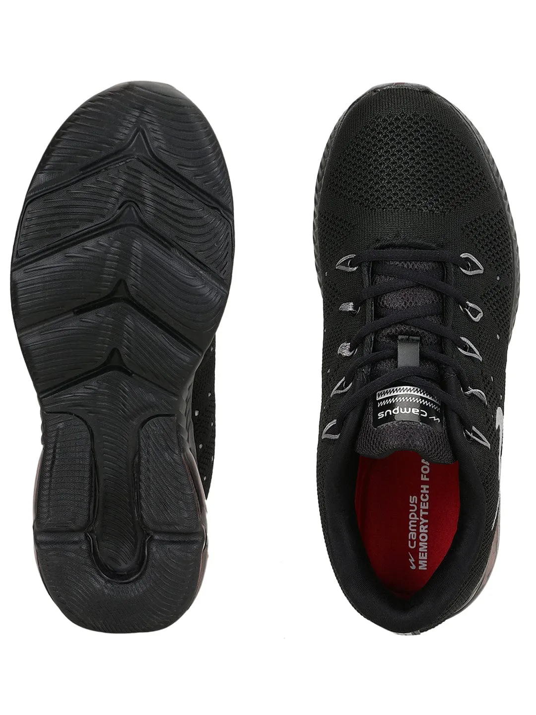 PERIS Black Men's Running Shoes