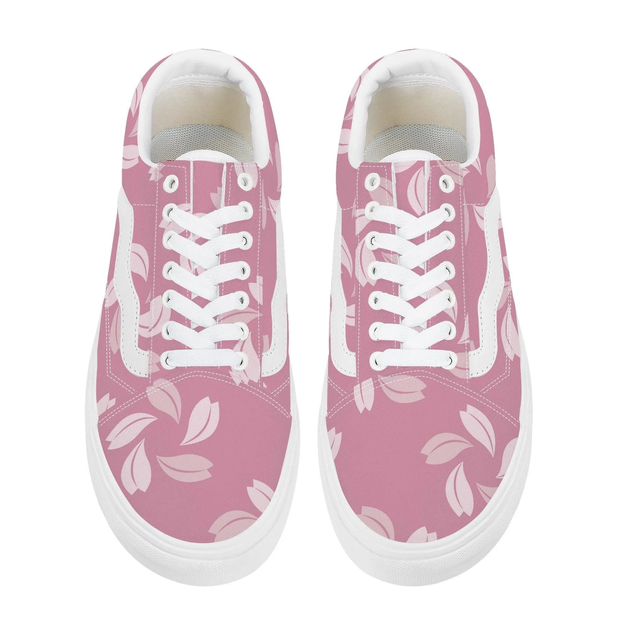 Pink October Low Top Flat Sneaker