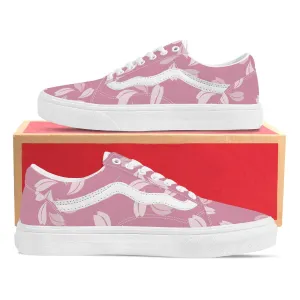 Pink October Low Top Flat Sneaker
