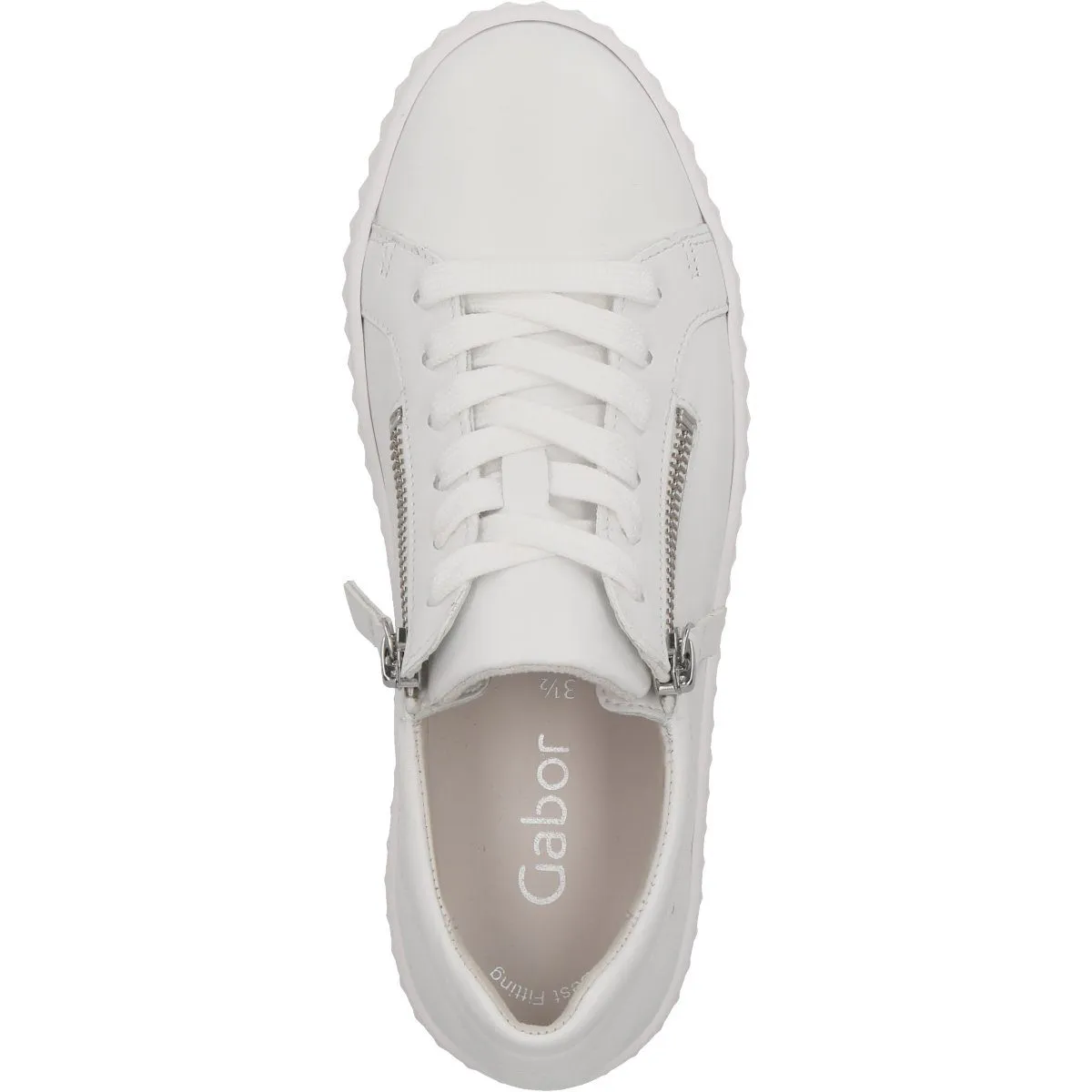 Platform Side Zip Sneaker
