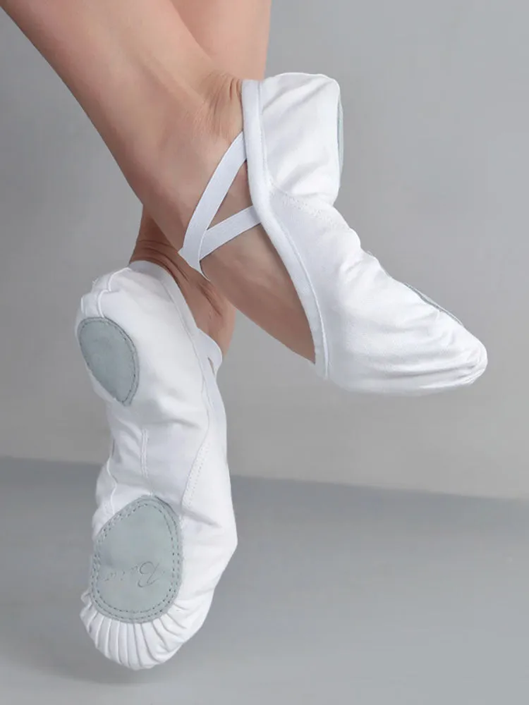 Professional Soft Sole Training Shoes Cross Strap Soft Sole Ballet Shoes