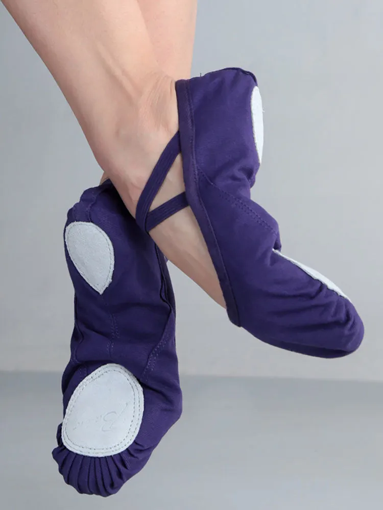 Professional Soft Sole Training Shoes Cross Strap Soft Sole Ballet Shoes