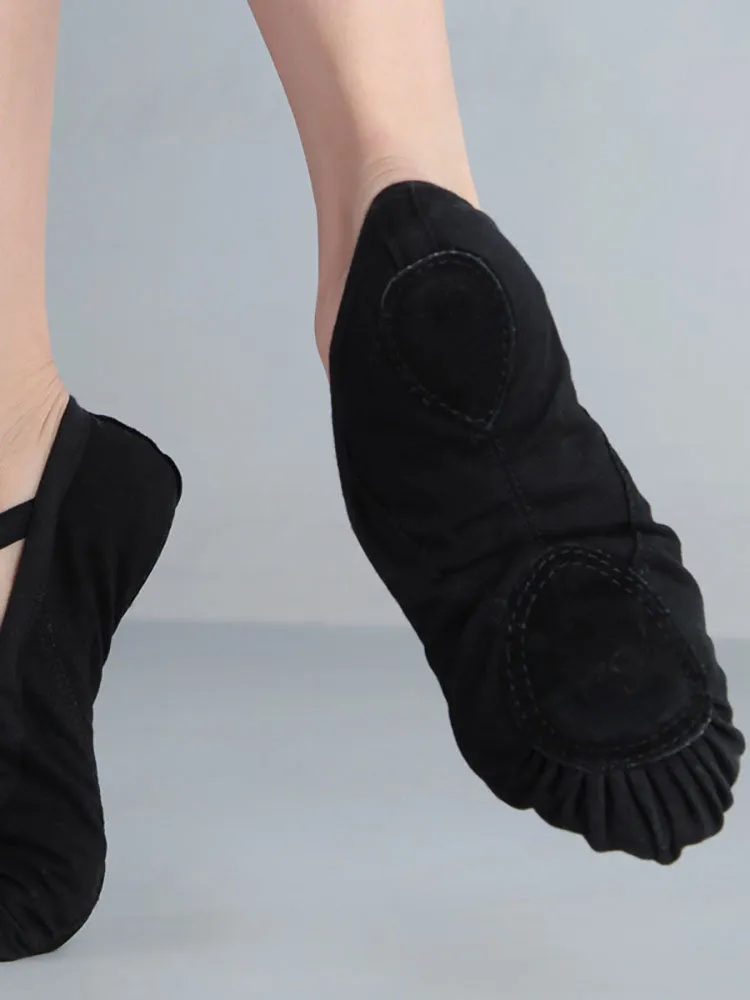 Professional Soft Sole Training Shoes Cross Strap Soft Sole Ballet Shoes