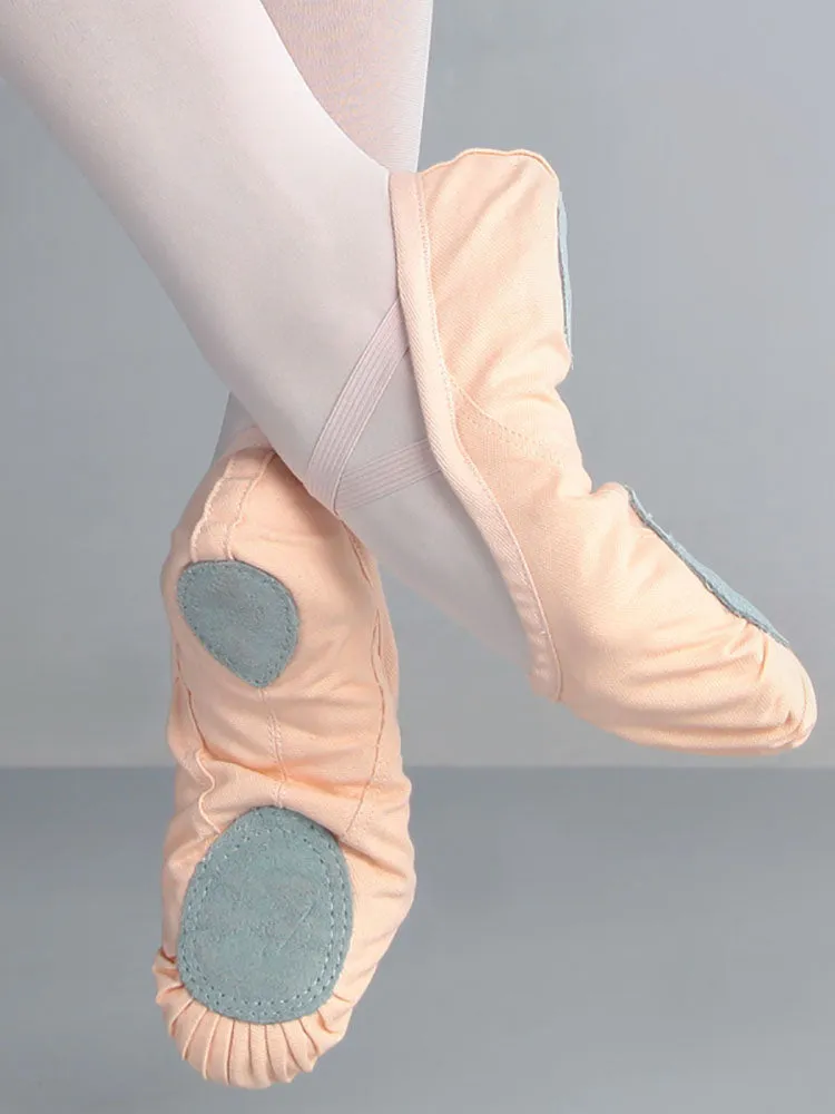 Professional Soft Sole Training Shoes Cross Strap Soft Sole Ballet Shoes