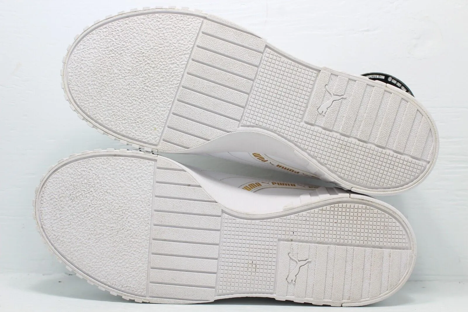 Puma Cali Taping Jr White Gold Size 7