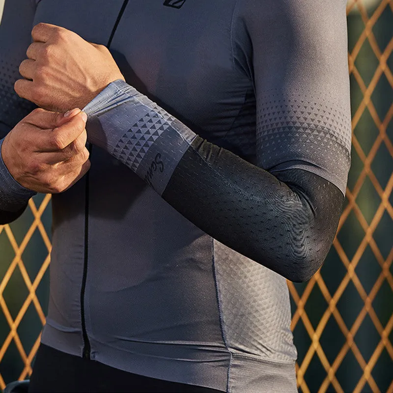 Santic Gali Gray Men Women Cycling Arm Sleeve