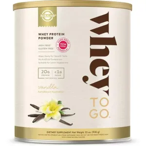 Solgar Whey To Go Protein Powder* Natural Vanilla Flavor