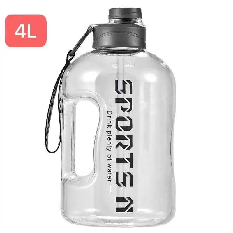 Straw Large Portable Travel Training Sport Fitness Cup