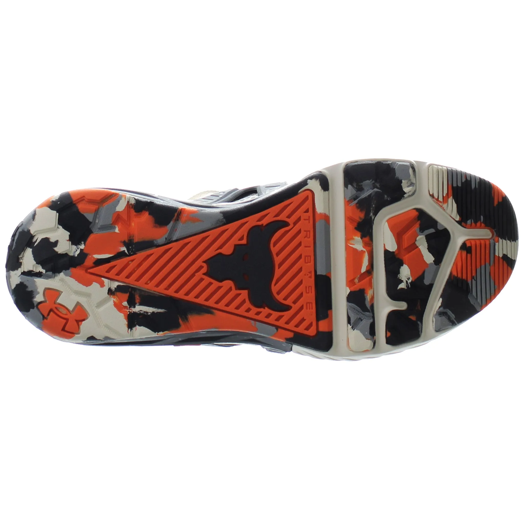 Under Armour Project Rock 4 Marble Mens Beige Trainers