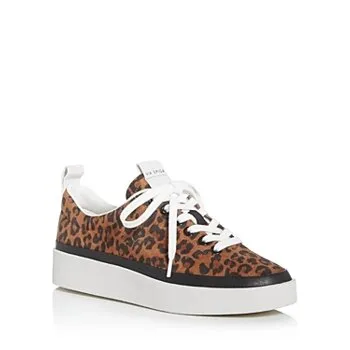 V-Mae Leopard Print Platform Sneakers
