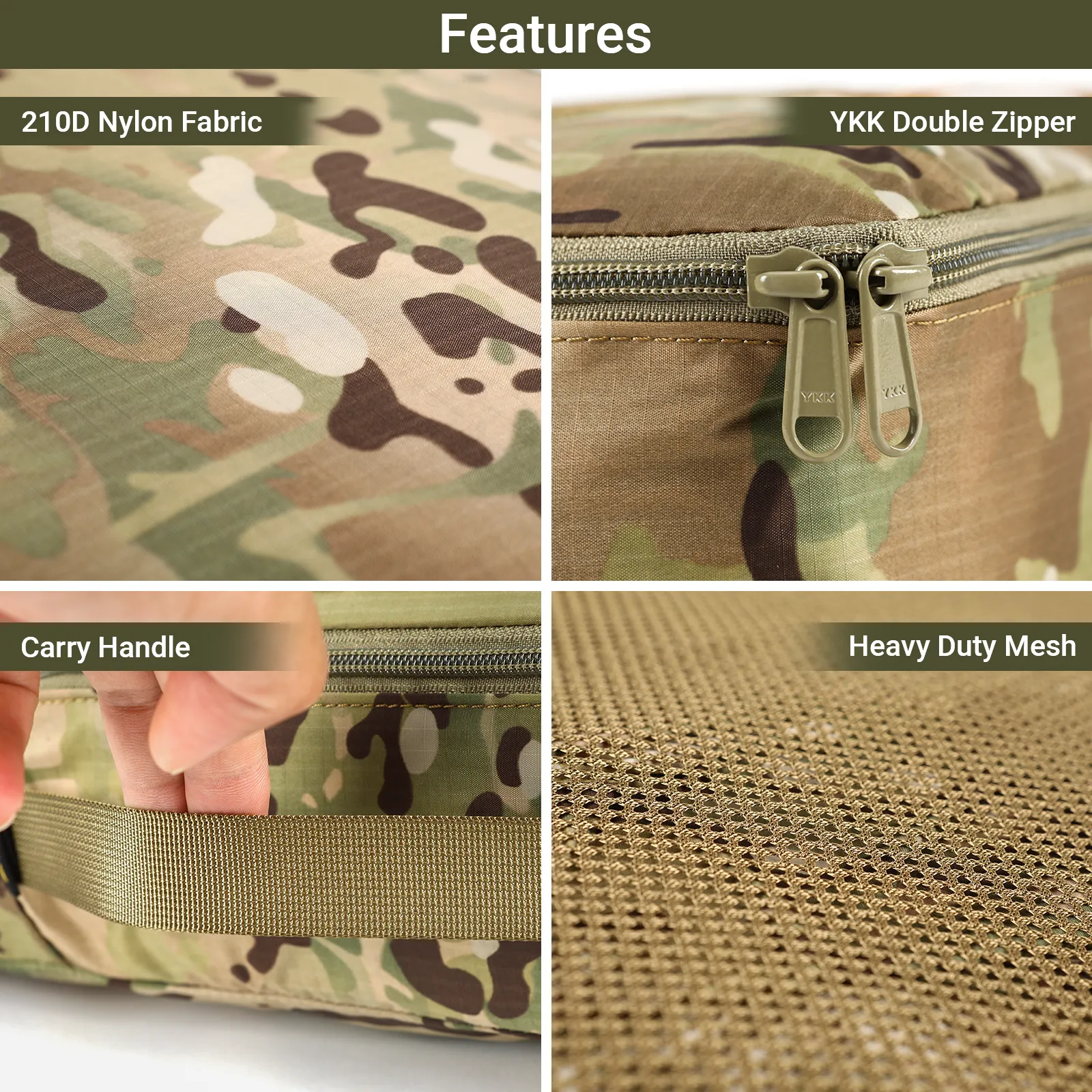 VOTAGOO® Tactical Packing Cubes 6 Packs