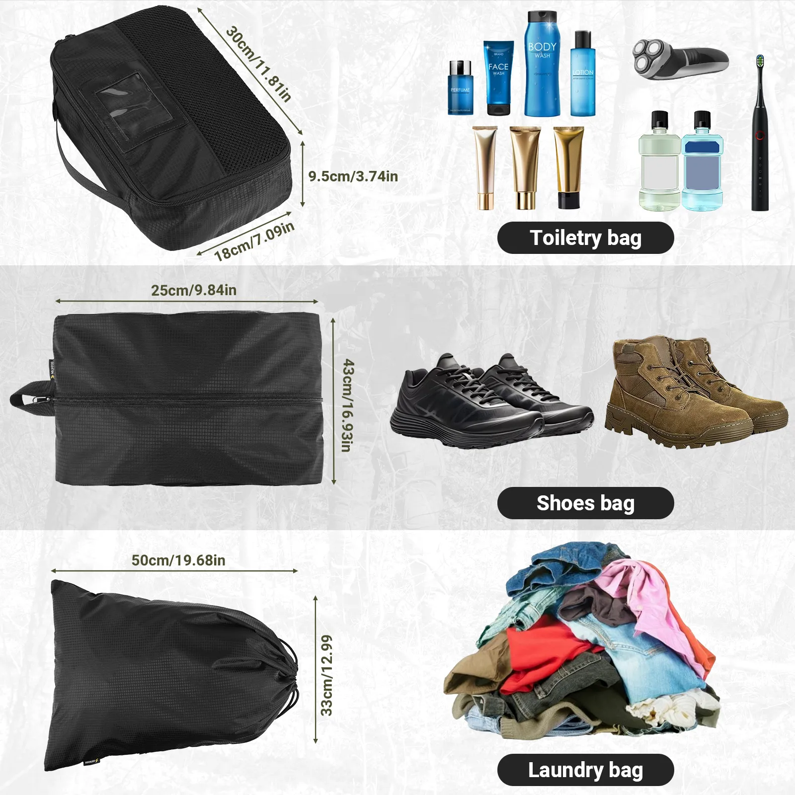 VOTAGOO® Tactical Packing Cubes 6 Packs