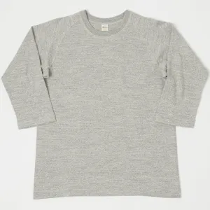 Warehouse & Co 4049 3/4 Sleeve Freedom Tee - Heather Grey