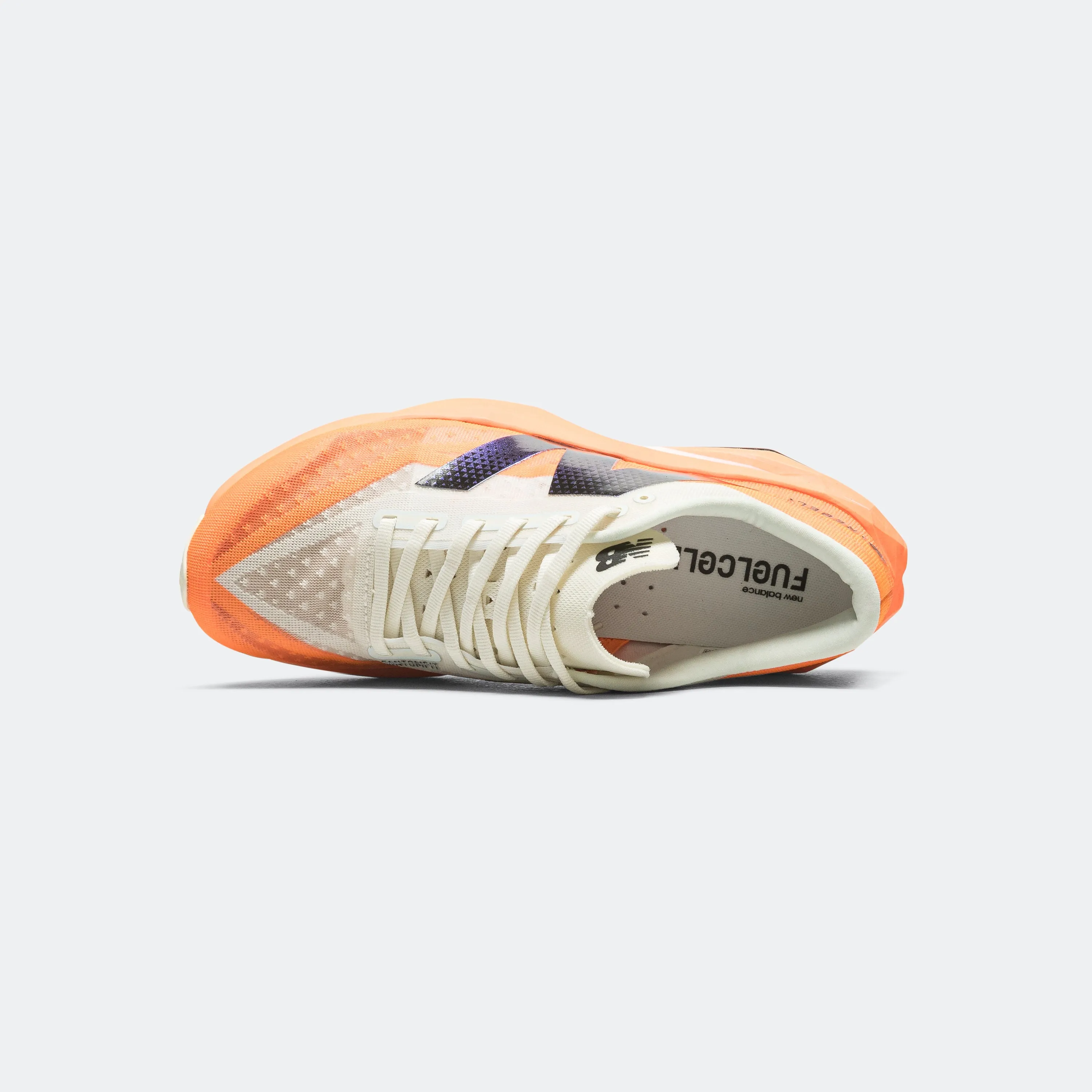 Womens FuelCell Rebel v4 - Hot Mango/Angora-Black